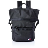 Tommy Jeans Herren Rucksack Daily Rolltop Backpack Handgepäck, Schwarz (Black), Einheitsgröße