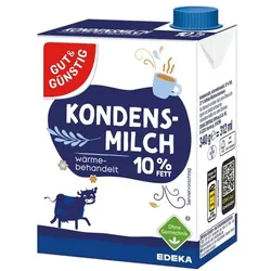 Gut und Günstig 20er-Pack Kondensmilch 10% Fett