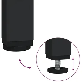 vidaXL Bücherregal 4 Böden 59 x 35 x 132 cm Braun