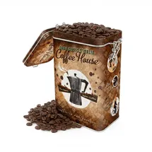 Nostalgic-Art Kaffeedose eckig braun 1,3 l