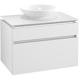 Villeroy & Boch Legato Waschtischunterschrank B602L0MS 80x55x50cm, mit LED-Beleuchtung, White Matt