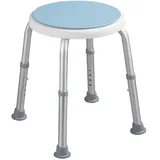 Karat Duschhocker Peter 360° drehbar höhenverstellbar blau