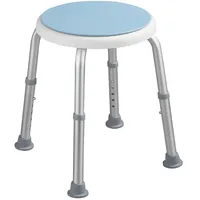 Karat Duschhocker Peter 360° drehbar höhenverstellbar blau