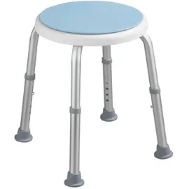 Karat Duschhocker Peter 360° drehbar höhenverstellbar blau
