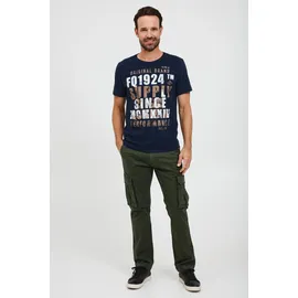 FQ1924 T-Shirt FQWerno Tolles T-Shirt mit modernem Print blau S