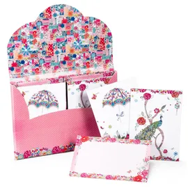 Brunnen Verlag Gießen Blattgeflüster Patchwork Design Grußkarten-Set