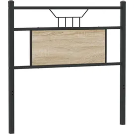 vidaXL Ersatz-Kopfteil Sonoma-Eiche 80 cm Holzwerkstoff und Stahl