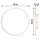 NORTHPOINT LED Panel Deckenleuchte rund 40cm Ø mit RGB Backlight Hintergrundbeleuchtung 24W Mood RGB