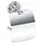 Brillantbad BETRO CHROM Papierrollenhalter mit Deckel Messing Chrom 140x150x100 mm für Bad & WC >> zum Bohren