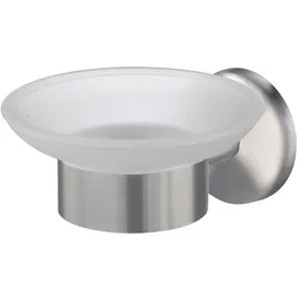 Trendline Seifenschale Simple Round Edelstahl gebürstet Silber