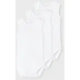 NAME IT NBNBODY 3P TANK SOLID WHITE 3 NOOS Weiss