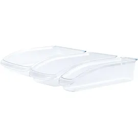 Testrut Kühlschrank Organizer-Set 3-teilig transparent