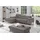 Cotta Ecksofa "Kitty L-Form, B: 242 cm", grau (schwarzgrau), B:244cm H:72cm T:166cm, Microfaser (100% Polyester);Flachgewebe (100% Polyester), Sofas, Ecksofa, mit Kopfteilverstellung, optional Bettfunktion & Bettkasten