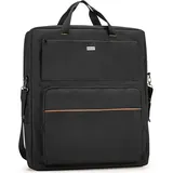 HODRANT Tragbare Solarpanel Tasche, kompatibel mit Jackery Solar Saga 60 W, 100 W, 100 x 200 W, gepolsterte Solarpanel Tasche mit Schultergurt, doppellagige Tragetasche für 2 Solarpanels