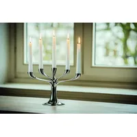 philippi Kerzenleuchter Candelabra Metallguss Silber
