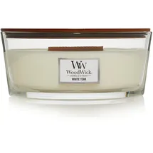 Woodwick White Teak Duftkerze 454 g weiß