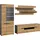 Home Affaire Wohnwand HOME AFFAIRE "REHAT, TOPSELLER, 3-teilig, Breite 280 cm, inklusive Beleuchtung", basalt grau, artisan eiche nachbildung, B:280cm H:190cm T:44cm, Holzwerkstoff, Kastenmöbel-Sets, Wohnwand, Kombination, Anbauwand, Set, Wohn-Set, Wohnzimmer-Set, 