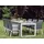 Beliani Gartenstuhl 8er Set 52 x 91 x 62 cm grau