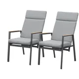 BellaVista - Garden Hochlehner Sessel Newport 2er Set