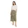Cartoon Midirock Damen Plissee Khaki/Cream 36
