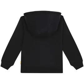 Steiff Kinder Hoodie - Sweatshirt mit Kapuze, Teddy-Applikation, Cotton Stretch Dunkelblau 128