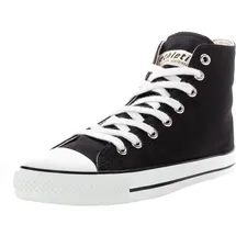 Ethletic White Cap Hi Cut in jet black | just white | Gr.: 47