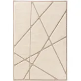 benuta Teppich, Creme, Kunststoff, Rechteckig, 200x300 cm, pflegeleicht, Teppiche & Böden, Teppiche