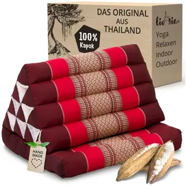 Livasia Thaikissen 75 x 50 cm Rubinrot