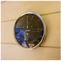 Harvia Sentiotec Thermo-Hygrometer Thermometer Hygrometer Edelstahl schwarz