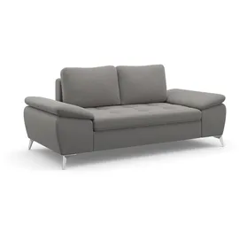 sit&more 2-Sitzer SIT & MORE "Latigo", grau, B:191cm T:90cm, Sofas, mit hochwertigen Metallfüßen