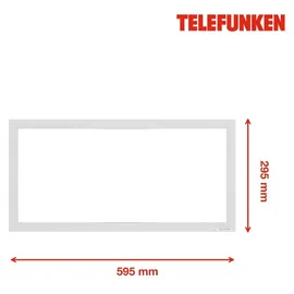 Telefunken LED Deckenleuchte 1 rechteckig weiß 308706TF