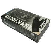 NITRAS Einmalhandschuhe Nitril Tough Grip N 8330 - puderfrei - Box à 50 Stück - Größe:9