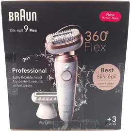 Braun Silk-épil 9 Flex 9-030 3D SensoSmart Wet&Dry weiß/ rosegold