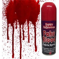 Happy Halloween Kunstblut Stoffspray, rot, 200 ml