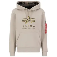 Alpha Industries Camo Tpu Kapuzenpullover Vintage Sand S