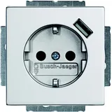 Busch-Jaeger USB-Steckdose 20 EUCBUSB-83 Silber 2 St.