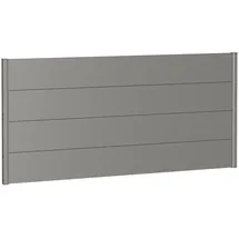 Biohort Sichtschutzelement 200 x 90 cm Quarzgrau Metall
