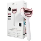 geske | SmartAppGuidedTM MicroNeedle Face & Body Roller | 9 in 1 | Derma Roller | mit Rosenquartz- & Kühlaufsatz | Elektrisches Microneedling-Gerät | Nadelroller | Beauty Roller für Gesicht und Körper