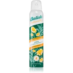 Batiste Naturally Green tea & Chamomile Trockenshampoo für die Aufnahme von überschüssigen Talg für ein frische Frisur 200 ml