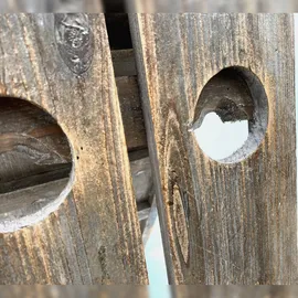 DanDiBo Ambiente Rüttelbrett Weinregal 24 Flaschen 96171  Natur Vintage dunkel