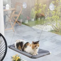 InnovaGoods Hängematte für Katzen One Size Grau