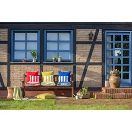 H.O.C.K. Dekokissen Classic Streifen 60 x 40 cm Grün