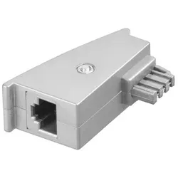 TAE Telefon-Adapter-Stecker, TAE-F-Stecker auf RJ45-Buchse