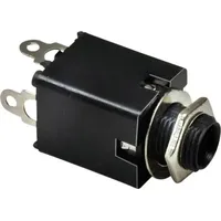BKL Electronic BKL 1109034 Klinken-steckverbinder 6.35mm Buchse, Einbau vertikal Polzahl: 3 Stereo isol.