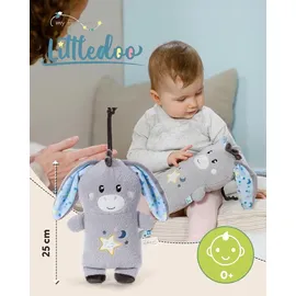 NICI Einschlafhilfe Esel Littledoo 25 cm Grau
