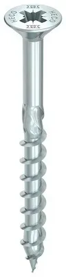 Senkkopfschrauben Teilgewinde Kohlenstoffstahl verzinkt blau 5 x 60mm