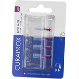 Curaprox Interdentalbürste Nachfüllpackungen CPS 406 Perio - Für breite Zahnlücken/Ultrafeine Filamente für komfortable Reinigung/Fuchsia | 4er Pack/Designed in der Schweiz