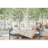 A.S. Création Waldtiertapete Vliestapete 53 cm x 10 m 1 St Beige/Braun/Grün