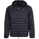 AX ARMANI EXCHANGE Herren Daunenjacke - Steppjacke mit Kapuze, Reißverschluss, Echte Daunen, Warm Gefüttert Blau S