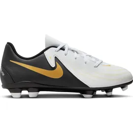 Nike Jr. Phantom GX II Club MG weiß/ metalic gold coin/schwarz 38